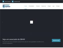 Tablet Screenshot of hotelariahospitalar.com.br